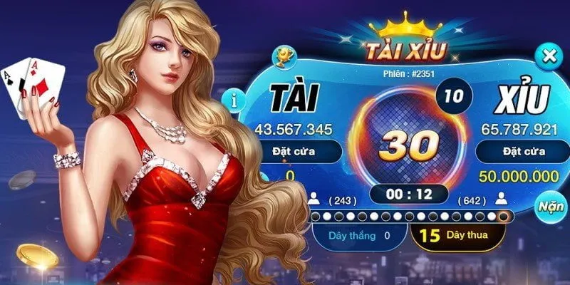 Giao diện bảng cược live tài xỉu 789win đơn giản và dễ dùng